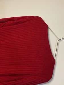 Red Knit Top with Bolero