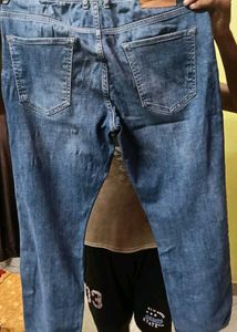 Blue Wash Relaxed Fit Jeans