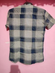 Checked Half Shirt For Men