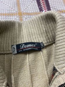 Men's Striped Zip-Up Sweater