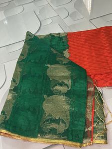 Elegant jamdani saree