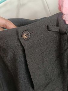 Unisex Dark Grey Casual Trousers