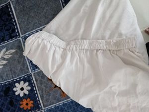 White Wide Leg Palazzos