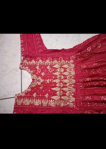 Elegant pink Ethnic Gown