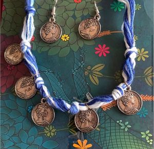 Coins Neckpiece Earring set