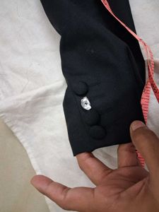 black formal blazer