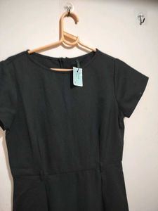 Classic Black Short Sleeve Dress