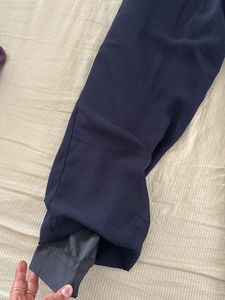 Navy Blue Casual Pants