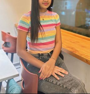 Rainbow Striped Tee