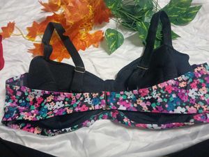 146.Floral Print Bra