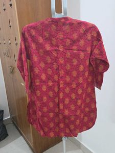 Srishti Stylish Pink Printed Kurta