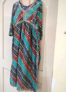 Bohemian Print Maxi Dress