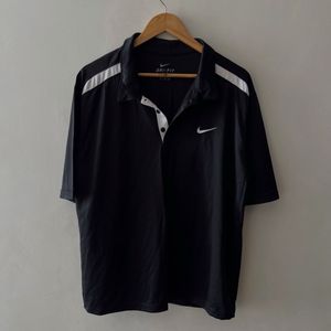 Nike Dri-FIT Black Polo Shirt