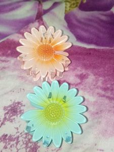 Cute Daisy Flower Hair Claw Clips