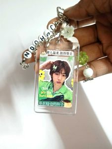 juhoon bagcharm + stickers combo