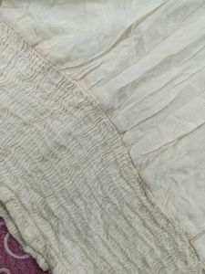 Cream Cotton Kurta with Elegant Design