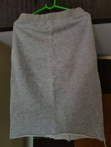 Grey Sweat Skirt