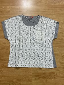 Only Lace Detail Tee