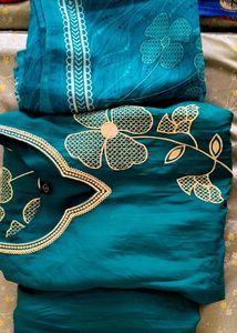 Elegant Teal Kurta Set with Dupatta