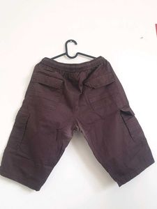 Brown Cargo capri