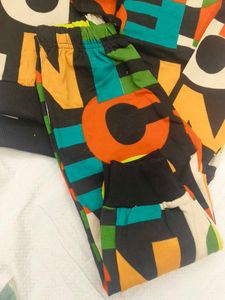 Fun Letter Print Kids Outfit