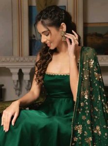Elegant Green Kurta Set with Dupatta