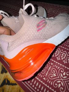 Skechers Pink &amp; Red Running Shoes