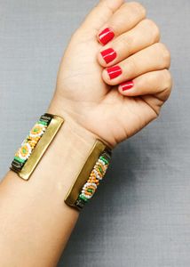 Boho Beaded Cuff Bracelet