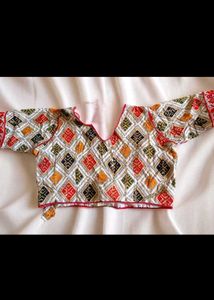 Used White Ghagra Choli