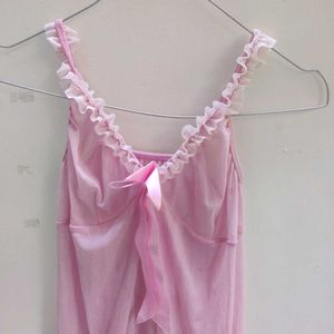 pink babydoll nightwear