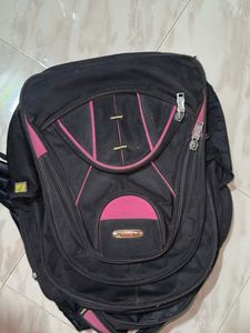 Stylish Black and Pink Backpack