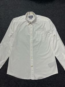 Classic White Button-Down Shirt