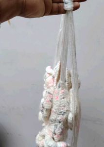 Boho Crochet Flower Shoulder Bag