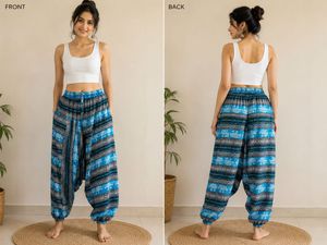 Boho Harem Pants🩵