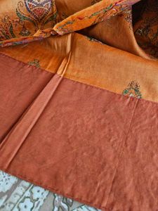 Kantha work pure silk saree