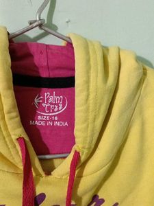 Cute Yellow "Bonjour Paris" Hoodie