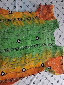 Vibrant Ombre Print Kurta