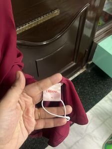 Sparkling maroon Ethnic Gown