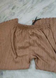 Flowy Brown Palazzos