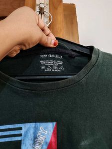 Tommy Jeans Green Sweatshirt
