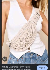 Macrame Crossbody Bag