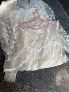 Elegant White Lace Dress