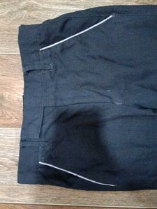 Men's Dark Blue Casual Pants