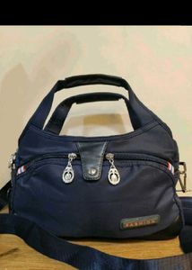 Stylish Blue Crossbody Travel Bag
