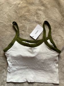Ribbed Crop Tank Top