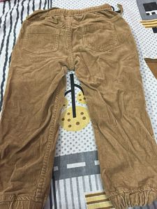Brown Corduroy Jogger Pants