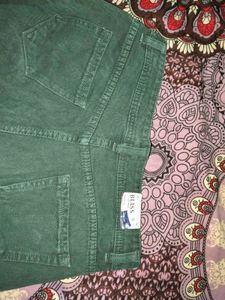 Dark Green Cargo Pants
