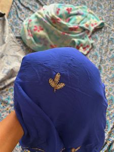 Elegant Blue Saree