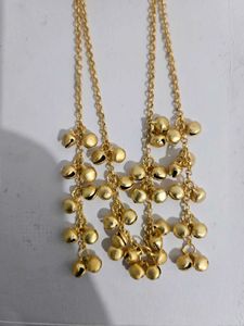 Elegant Gold Plated Jhumka Earrings