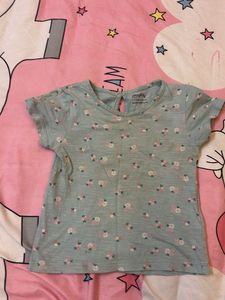 Floral Print T-Shirt for Girls